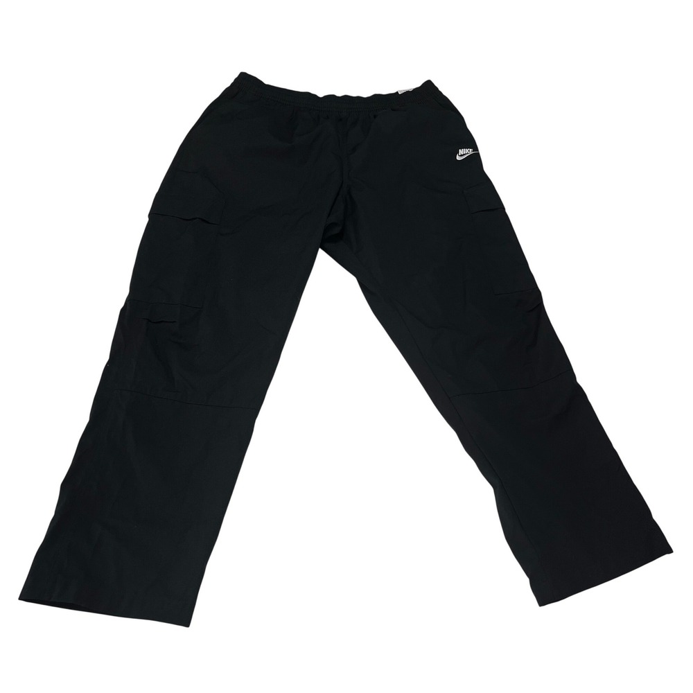 Nike Cargo Pants Mens XL Black Loose Fit‎ Straight Leg Ripstop NWT